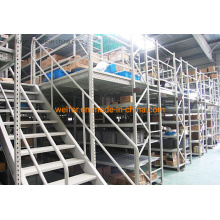 Steel Shelving Rack Supported Storage Mezzanine System